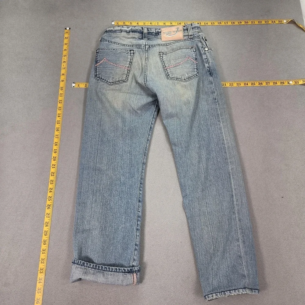 Jacob Cohen Jeans Mens 30x26 Selvedge Straight Button‎ Fly Made Italy Fits 28x26